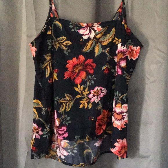 Old Navy Satin Tank in navy blue. - Picture 4 of 4